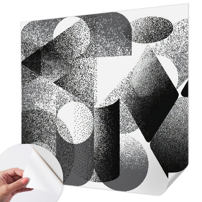 Tapeta fotograficzna z motywem geometrycznych kształtów