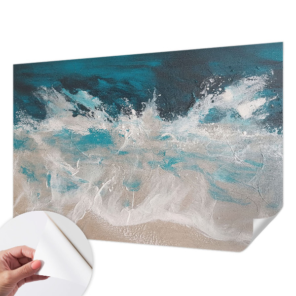 Tapeta fotograficzna samoprzylepna z motywem oceanicznych fal