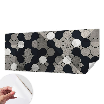 Dekoracyjna fototapeta na ścianę z motywem geometrycznych okręgów