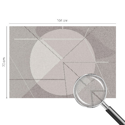 Fototapeta samoprzylepna do sypialni z abstrakcyjnym geometrycznym wzorem