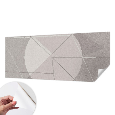 Fototapeta samoprzylepna do sypialni z abstrakcyjnym geometrycznym wzorem