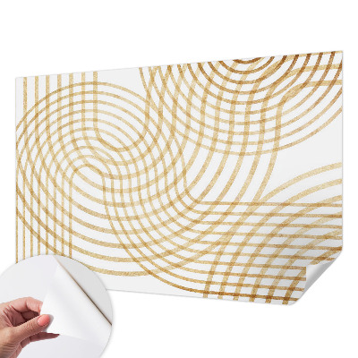 Nowoczesna fototapeta do salonu z geometrycznym splotem