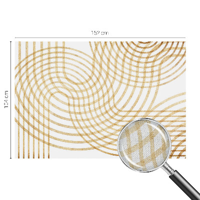 Nowoczesna fototapeta do salonu z geometrycznym splotem