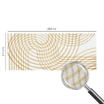 Nowoczesna fototapeta do salonu z geometrycznym splotem