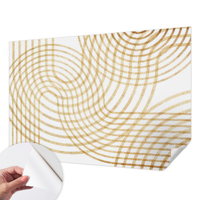 Nowoczesna fototapeta do salonu z geometrycznym splotem