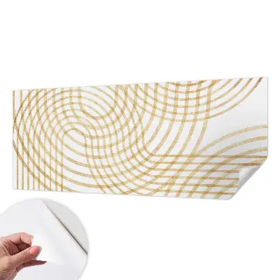Nowoczesna fototapeta do salonu z geometrycznym splotem