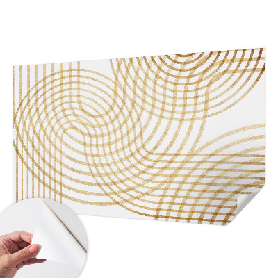 Nowoczesna fototapeta do salonu z geometrycznym splotem
