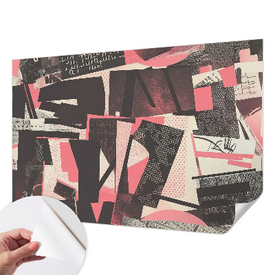 Fototapeta na ścianę z geometrycznym kolażem