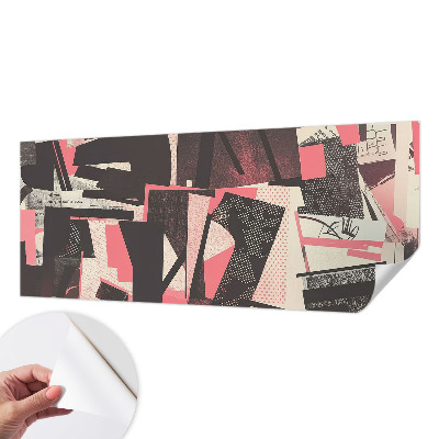 Fototapeta na ścianę z geometrycznym kolażem