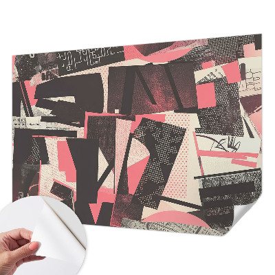Fototapeta na ścianę z geometrycznym kolażem