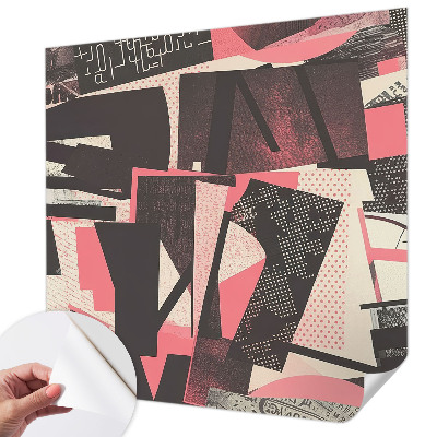 Fototapeta na ścianę z geometrycznym kolażem