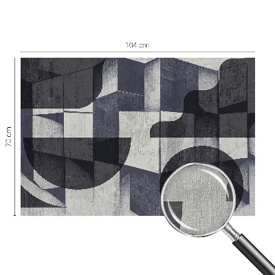 Dekoracyjna fototapeta na ścianę z motywem geometrycznej symetrii