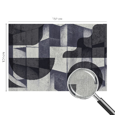 Dekoracyjna fototapeta na ścianę z motywem geometrycznej symetrii