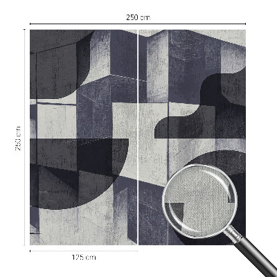 Dekoracyjna fototapeta na ścianę z motywem geometrycznej symetrii