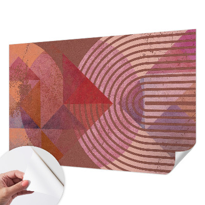Fototapeta samoprzylepna do sypialni z motywem abstrakcyjnych form