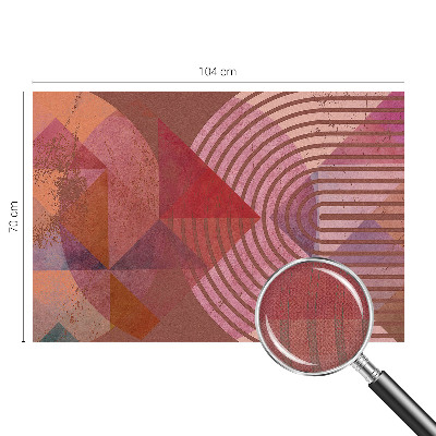 Fototapeta samoprzylepna do sypialni z motywem abstrakcyjnych form