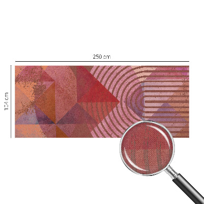 Fototapeta samoprzylepna do sypialni z motywem abstrakcyjnych form
