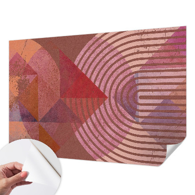 Fototapeta samoprzylepna do sypialni z motywem abstrakcyjnych form