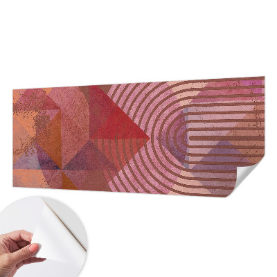 Fototapeta samoprzylepna do sypialni z motywem abstrakcyjnych form