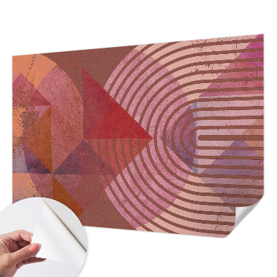 Fototapeta samoprzylepna do sypialni z motywem abstrakcyjnych form