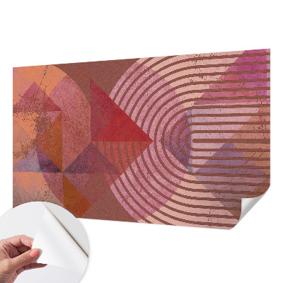Fototapeta samoprzylepna do sypialni z motywem abstrakcyjnych form