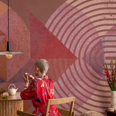 Fototapeta samoprzylepna do sypialni z motywem abstrakcyjnych form