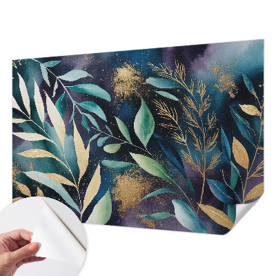 Fototapeta samoprzylepna do sypialni Botaniczne liście