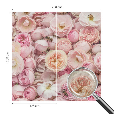 Tapeta fotograficzna samoprzylepna z motywem pięknych kwiatów