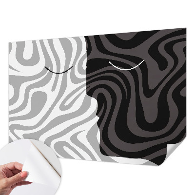 Fototapeta samoprzylepna z nadrukiem Abstrakcyjne twarze