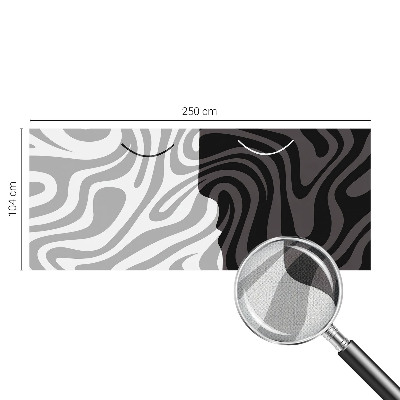 Fototapeta samoprzylepna z nadrukiem z motywem abstrakcyjnych twarzy