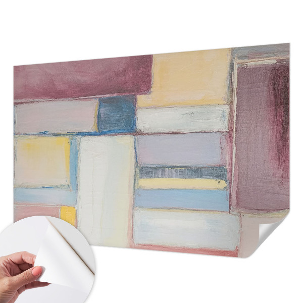 Dekoracyjna fototapeta na ścianę z geometrycznym wzorem