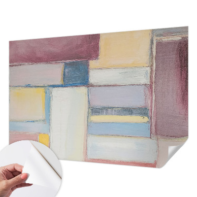 Dekoracyjna fototapeta na ścianę z geometrycznym wzorem