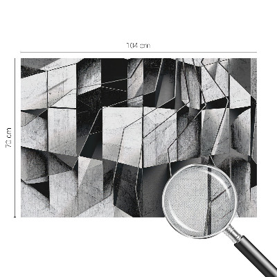 Fototapeta samoprzylepna do sypialni z motywem geometrycznej abstrakcji