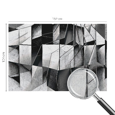Fototapeta samoprzylepna do sypialni z motywem geometrycznej abstrakcji