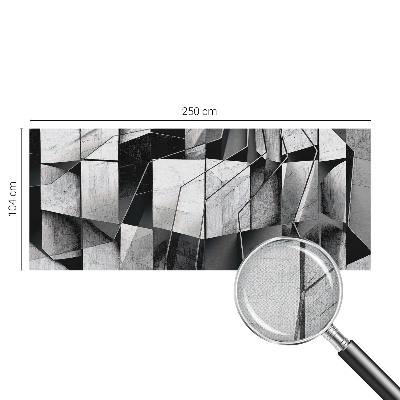 Fototapeta samoprzylepna do sypialni z motywem geometrycznej abstrakcji