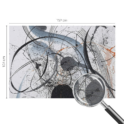 Tapeta fotograficzna samoprzylepna z wyrazistym abstrakcyjnym motywem