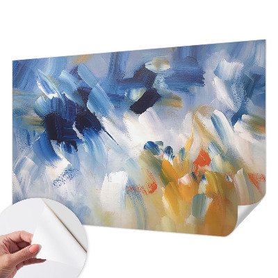 Fototapeta samoprzylepna do sypialni Kolorowe pociągnięcia