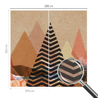 Tapeta fotograficzna z abstrakcyjnym krajobrazem