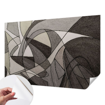 Dekoracyjna fototapeta na ścianę z geometrycznym abstrakcyjnym wzorem