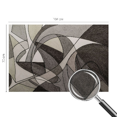 Dekoracyjna fototapeta na ścianę z geometrycznym abstrakcyjnym wzorem
