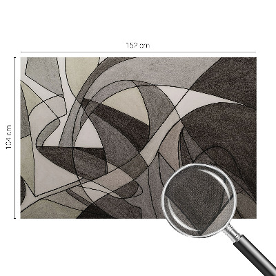 Dekoracyjna fototapeta na ścianę z geometrycznym abstrakcyjnym wzorem