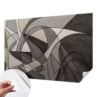 Dekoracyjna fototapeta na ścianę z geometrycznym abstrakcyjnym wzorem