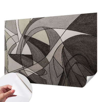 Dekoracyjna fototapeta na ścianę z geometrycznym abstrakcyjnym wzorem