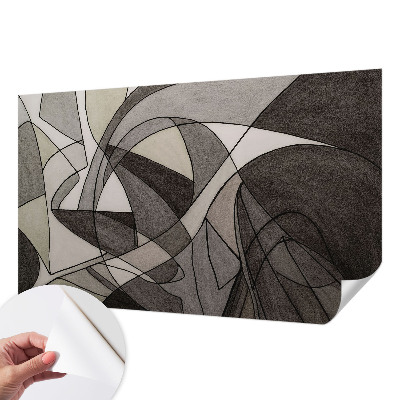Dekoracyjna fototapeta na ścianę z geometrycznym abstrakcyjnym wzorem