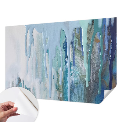 Fototapeta samoprzylepna z nadrukiem Błękitne kaskady