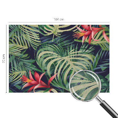 Tapeta fotograficzna z motywem egzotycznych roślin