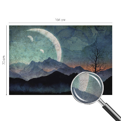 Fototapeta samoprzylepna z nadrukiem z motywem nocnego pejzażu