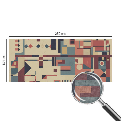 Fototapeta samoprzylepna z nadrukiem wzór abstrakcyjnej kompozycji