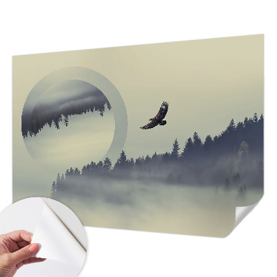Fototapeta na ścianę z motywem leśnego pejzażu