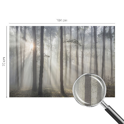 Fototapeta samoprzylepna do sypialni z motywem eterycznego lasu